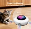 Picture of Electric Electronic UFO Smart Automatic Rolling Sweeping Robot UFO Hair Random Teasing Keep Moving ABS Cat Interactive Toys