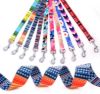 Picture of Double Buckle Pet Collars Leashes Harnesses Polyester Webbing Length Adjustable Pet Leash