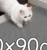 Picture of 60CMX90CM Cat Litter Mat Waterproof Double Layer Pet Litter Box Mat Pet Toilet Cat Mat Nonslip Sand Cat Washable Mat Pet Clean